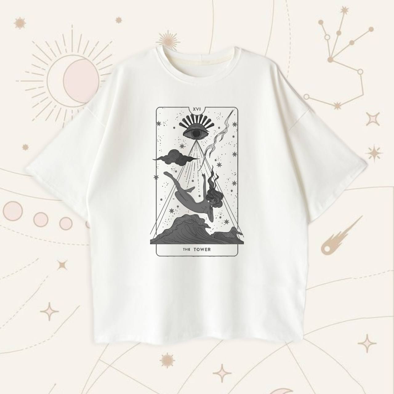 Koszulka Tarot Wieża